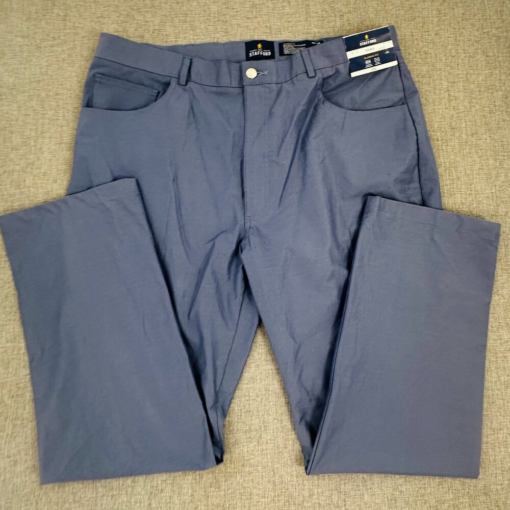 New! Tailored Culture STAFFORD Chino Mens Pants Blue Classic Fit‎ 40X30 MSRP $80